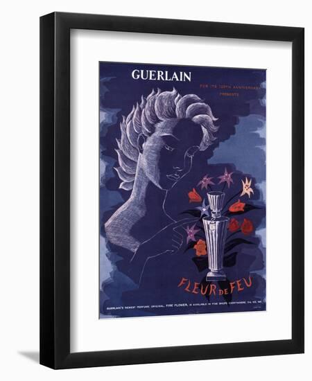 Guerlain, Guerlain Womens, USA, 1940-null-Framed Giclee Print