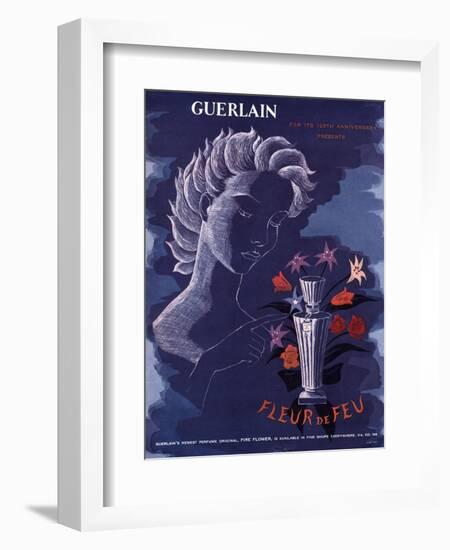 Guerlain, Guerlain Womens, USA, 1940-null-Framed Giclee Print