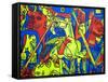 Guernica-Abstract Graffiti-Framed Stretched Canvas