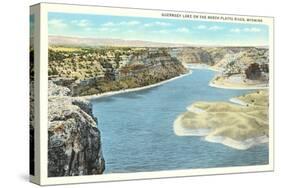 Guernsey Lake, North Platte River, Wyoming-null-Stretched Canvas