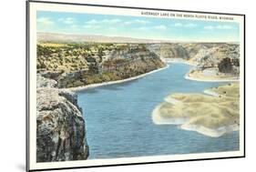 Guernsey Lake, North Platte River, Wyoming-null-Mounted Art Print