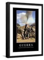 Guerra. Cita Inspiradora Y Póster Motivacional-null-Framed Photographic Print