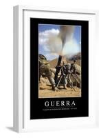 Guerra. Cita Inspiradora Y Póster Motivacional-null-Framed Photographic Print