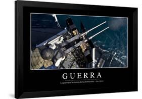 Guerra. Cita Inspiradora Y Póster Motivacional-null-Framed Photographic Print