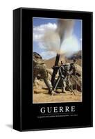 Guerre: Citation Et Affiche D'Inspiration Et Motivation-null-Framed Stretched Canvas