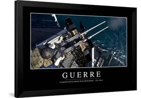 Guerre: Citation Et Affiche D'Inspiration Et Motivation-null-Framed Photographic Print