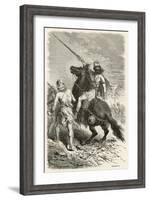 Guerriers a L'Epoque Du Fer-Emile Antoine Bayard-Framed Giclee Print