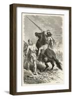 Guerriers a L'Epoque Du Fer-Emile Antoine Bayard-Framed Giclee Print