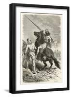 Guerriers a L'Epoque Du Fer-Emile Antoine Bayard-Framed Giclee Print