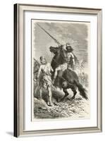 Guerriers a L'Epoque Du Fer-Emile Antoine Bayard-Framed Giclee Print