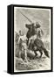 Guerriers a L'Epoque Du Fer-Emile Antoine Bayard-Framed Stretched Canvas