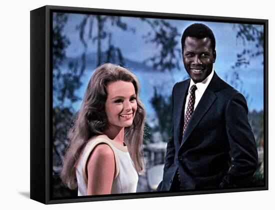 Guess Who's Coming To Dinner, Katharine Houghton, Sidney Poitier, 1967-null-Framed Stretched Canvas