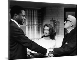 Guess Who's Coming To Dinner, Sidney Poitier, Katharine Houghton, Spencer Tracy, 1967-null-Mounted Photo