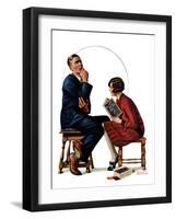 "Guessing Game,"July 9, 1927-Revere F. Wistehoff-Framed Giclee Print