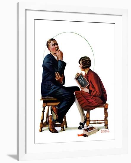 "Guessing Game,"July 9, 1927-Revere F. Wistehoff-Framed Giclee Print