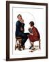 "Guessing Game,"July 9, 1927-Revere F. Wistehoff-Framed Giclee Print