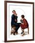 "Guessing Game,"July 9, 1927-Revere F. Wistehoff-Framed Giclee Print