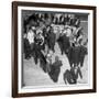 Guests at a Christmas Dance at Sheffield University, South Yorkshire, 1967-Michael Walters-Framed Photographic Print