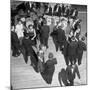 Guests at a Christmas Dance at Sheffield University, South Yorkshire, 1967-Michael Walters-Mounted Photographic Print