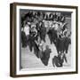 Guests at a Christmas Dance at Sheffield University, South Yorkshire, 1967-Michael Walters-Framed Photographic Print