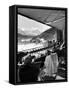 Guests at Fashionable Winter Resort Napping and Sunbathing on Hotel Terrace after Lunch-Alfred Eisenstaedt-Framed Stretched Canvas