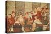 Guests at the Banquet Given by Bartolomeo Colleoni for King Christian I of Denmark-Girolamo Romanino-Stretched Canvas