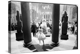 Guests at the Metropolitan Museum of Art Fashion Ball, New York, New York, November 1960-Walter Sanders-Stretched Canvas