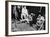 Guests Jump in Swimming Pool at the Last Party at the 'Garden of Allah,' Los Angeles, August 1959-Allan Grant-Framed Photographic Print