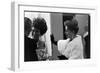 Guests Smoking and Talking at the Met Fashion Ball, New York, New York, November 1960-Walter Sanders-Framed Photographic Print