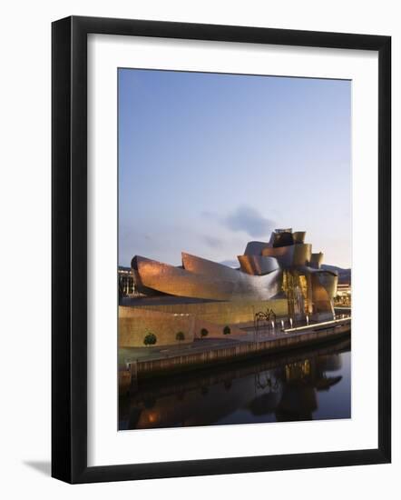 Guggenheim Modern Art Museum Designed by Frank Gehry, Bilbao, Basque Country, Euskadi, Spain-Christian Kober-Framed Photographic Print