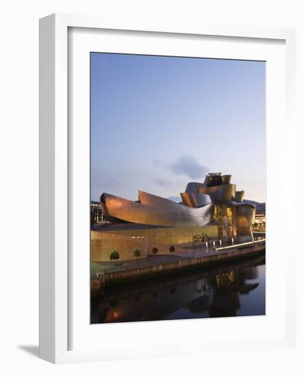 Guggenheim Modern Art Museum Designed by Frank Gehry, Bilbao, Basque Country, Euskadi, Spain-Christian Kober-Framed Photographic Print