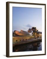 Guggenheim Modern Art Museum Designed by Frank Gehry, Bilbao, Basque Country, Euskadi, Spain-Christian Kober-Framed Photographic Print