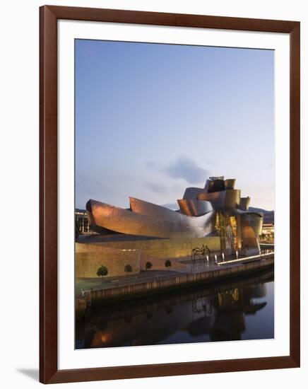 Guggenheim Modern Art Museum Designed by Frank Gehry, Bilbao, Basque Country, Euskadi, Spain-Christian Kober-Framed Photographic Print