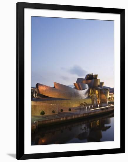 Guggenheim Modern Art Museum Designed by Frank Gehry, Bilbao, Basque Country, Euskadi, Spain-Christian Kober-Framed Photographic Print