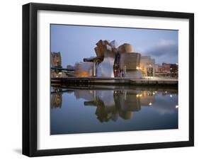 Guggenheim Museum, Bilbao, Euskal Herria, Euskadi, Spain, Europe-Ben Pipe-Framed Premium Photographic Print