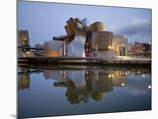 Guggenheim Museum, Bilbao, Euskal Herria, Euskadi, Spain, Europe-Ben Pipe-Mounted Photographic Print