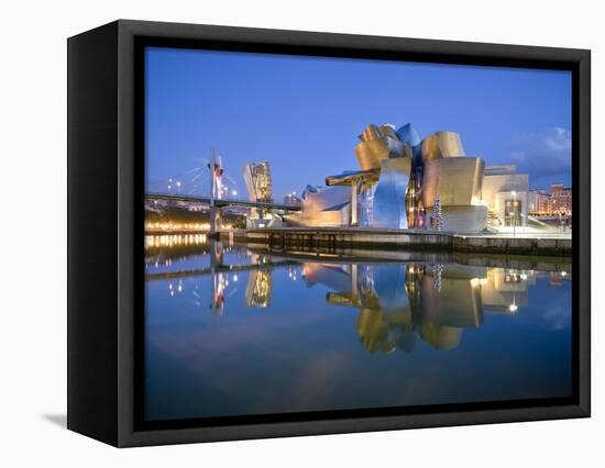 Guggenheim Museum, Bilbao, Euskal Herria, Euskadi, Spain, Europe-Ben Pipe-Framed Stretched Canvas