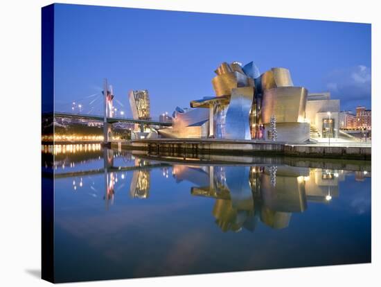 Guggenheim Museum, Bilbao, Euskal Herria, Euskadi, Spain, Europe-Ben Pipe-Stretched Canvas