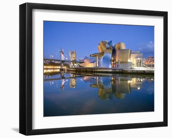 Guggenheim Museum, Bilbao, Euskal Herria, Euskadi, Spain, Europe-Ben Pipe-Framed Photographic Print