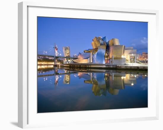 Guggenheim Museum, Bilbao, Euskal Herria, Euskadi, Spain, Europe-Ben Pipe-Framed Photographic Print