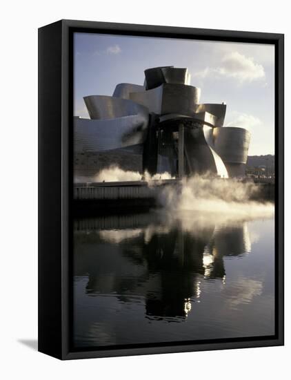 Guggenheim Museum, Bilbao, Spain-David Barnes-Framed Stretched Canvas