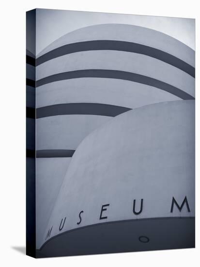 Guggenheim Museum (By Frank Lloyd Wright), Upper East Side, Manhattan, New York City, USA-Jon Arnold-Stretched Canvas