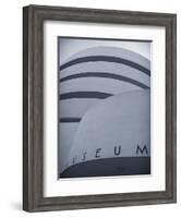 Guggenheim Museum (By Frank Lloyd Wright), Upper East Side, Manhattan, New York City, USA-Jon Arnold-Framed Photographic Print