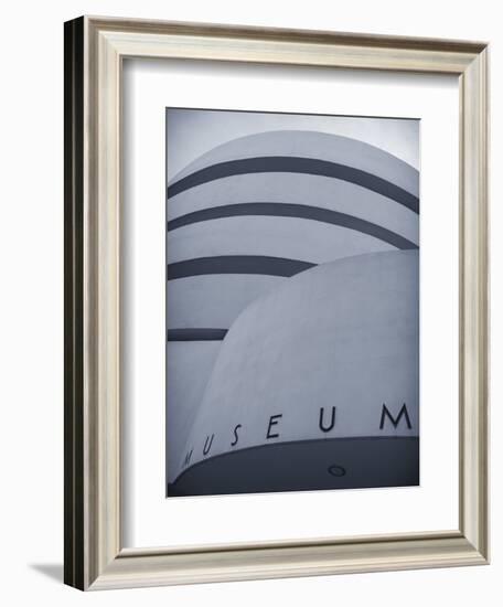 Guggenheim Museum (By Frank Lloyd Wright), Upper East Side, Manhattan, New York City, USA-Jon Arnold-Framed Photographic Print