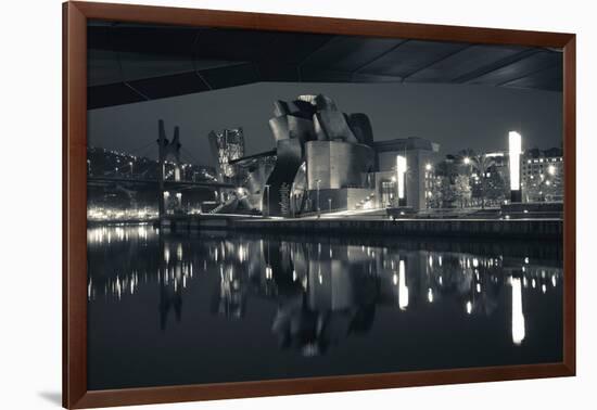 Guggenheim Museum designed by Frank Gehry, Bilbao, Biscay Province, Basque Country Region, Spain-null-Framed Photographic Print