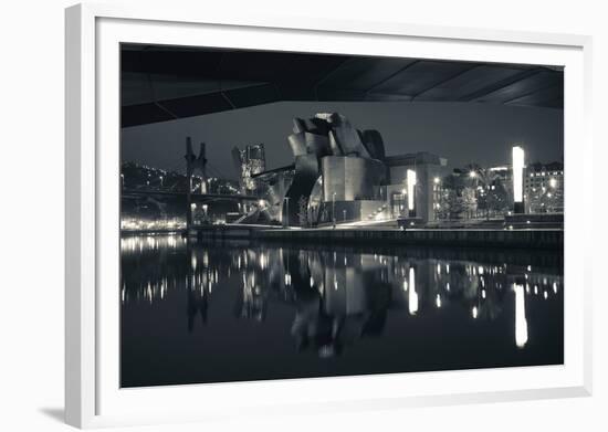 Guggenheim Museum designed by Frank Gehry, Bilbao, Biscay Province, Basque Country Region, Spain-null-Framed Photographic Print