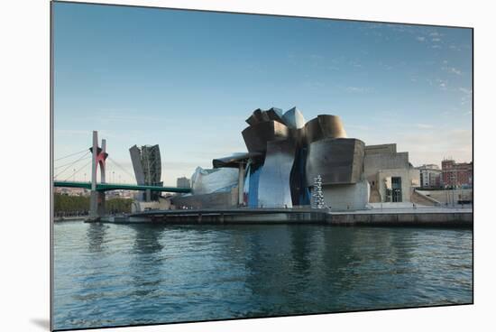 Guggenheim Museum designed by Frank Gehry, Bilbao, Biscay Province, Basque Country Region, Spain-null-Mounted Photographic Print