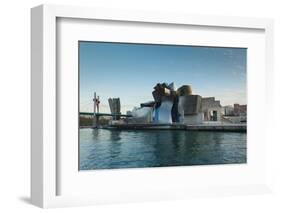 Guggenheim Museum designed by Frank Gehry, Bilbao, Biscay Province, Basque Country Region, Spain-null-Framed Photographic Print