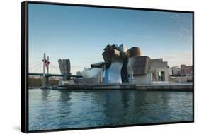 Guggenheim Museum designed by Frank Gehry, Bilbao, Biscay Province, Basque Country Region, Spain-null-Framed Stretched Canvas