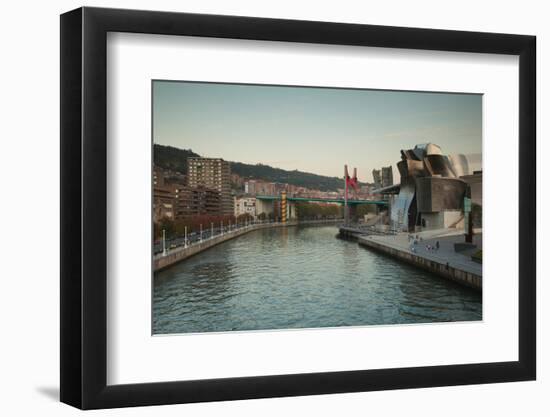 Guggenheim Museum designed by Frank Gehry, Bilbao, Biscay Province, Basque Country Region, Spain-null-Framed Photographic Print